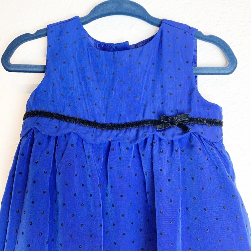Gymboree Royal Blue baby Dress size 6-12